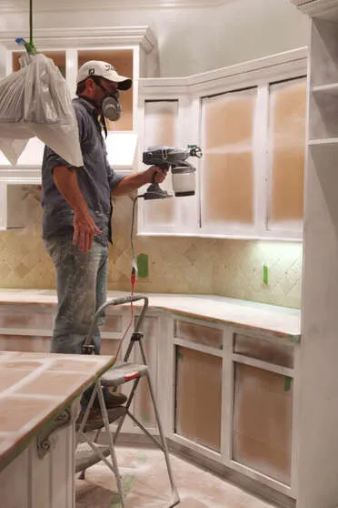 Cabinet painting in Detroit, MI
